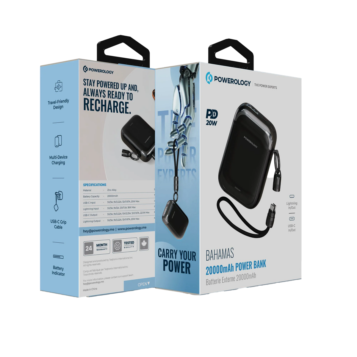 BAHAMAS 20000 m Ah POWER BANK - Black – image 4