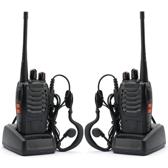 Baofeng BF-888S twin pack with two charging docks and earpieces