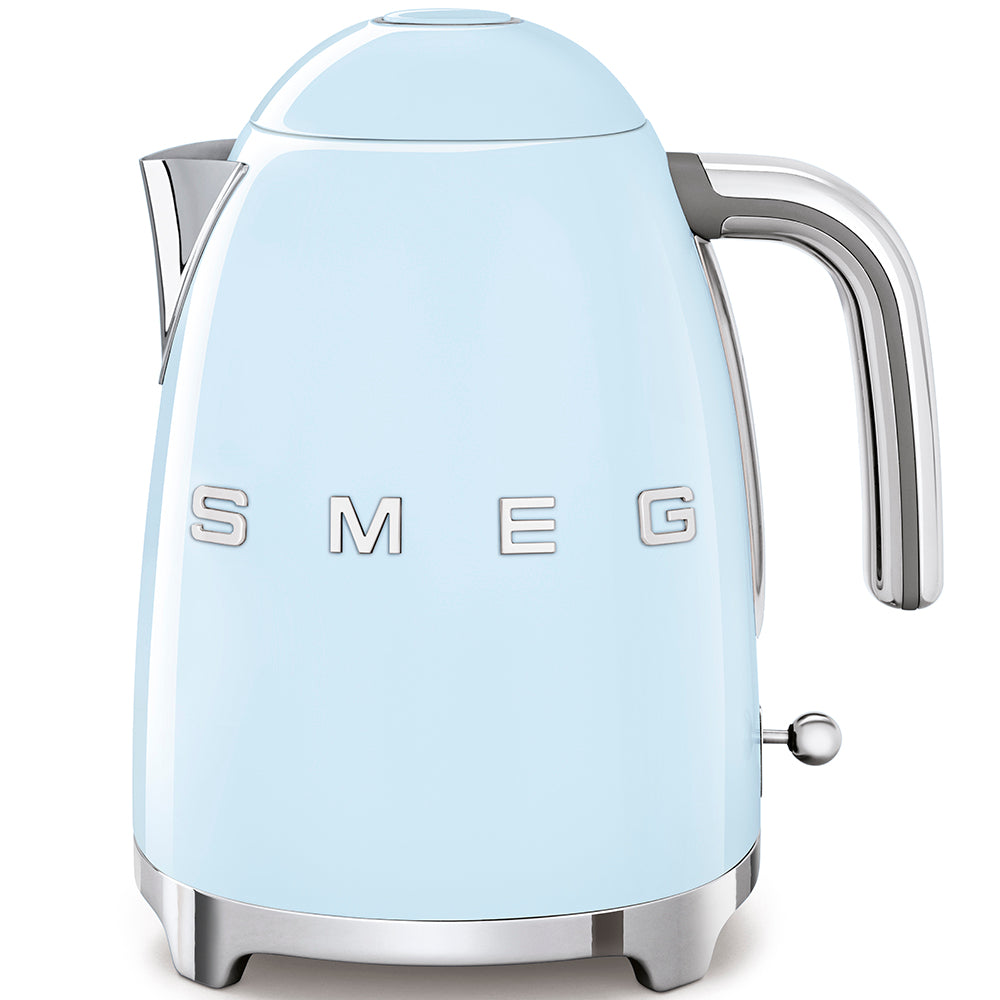 Smeg KLF03 pastel-blue kettle - front view