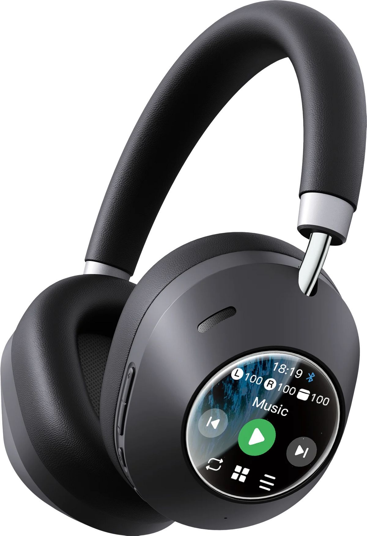 Green Lion Lorenza Hybrid ANCHeadphones - Black