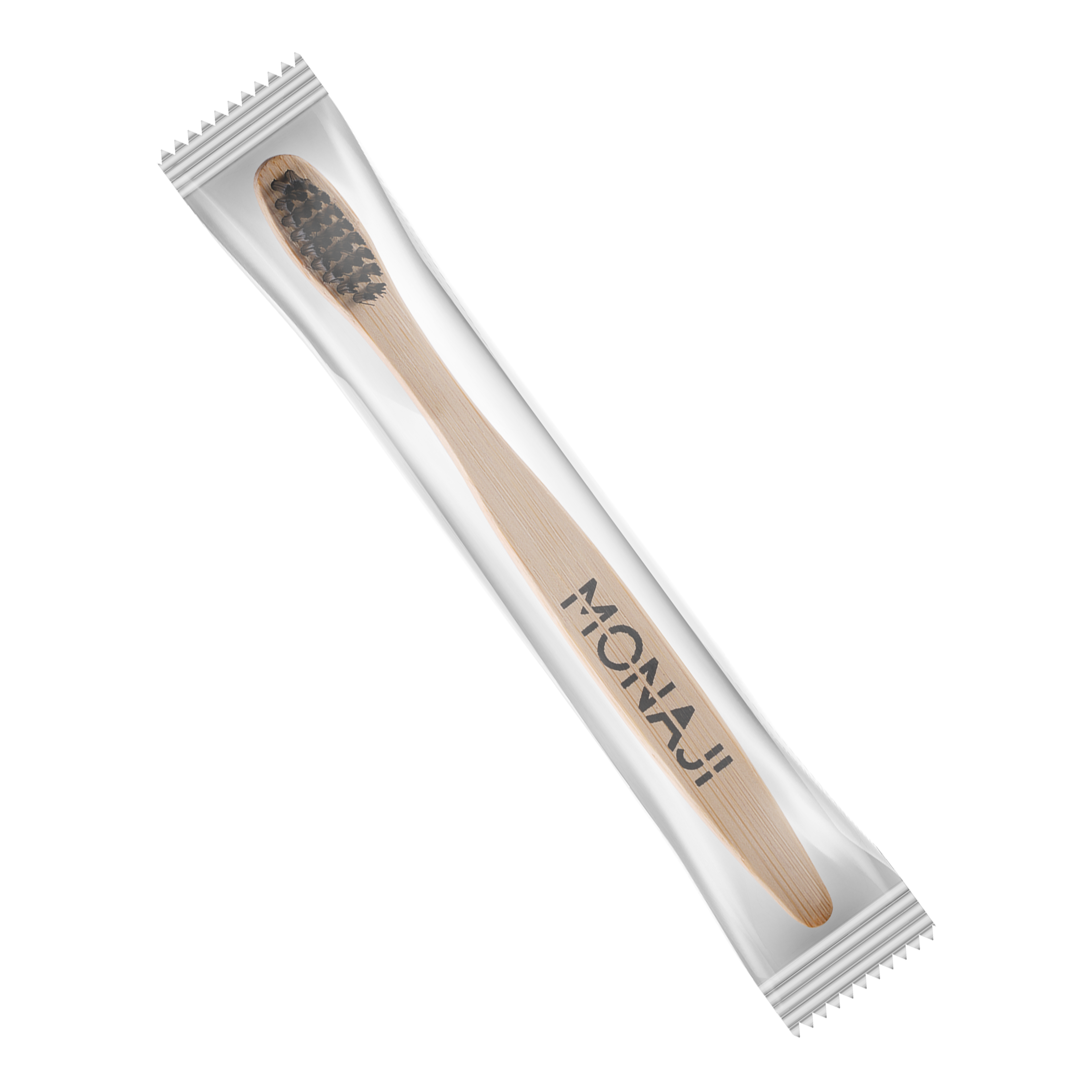 Monaji Prepasted Bamboo Toothbrush | Pack of 10