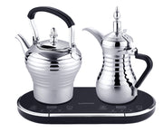 Dual Coffee and Tea Maker - Two Pots in One Device