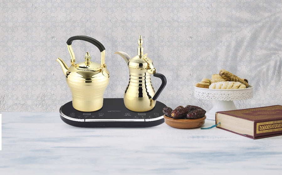 Dual Coffee and Tea Maker - Two Pots in One Device