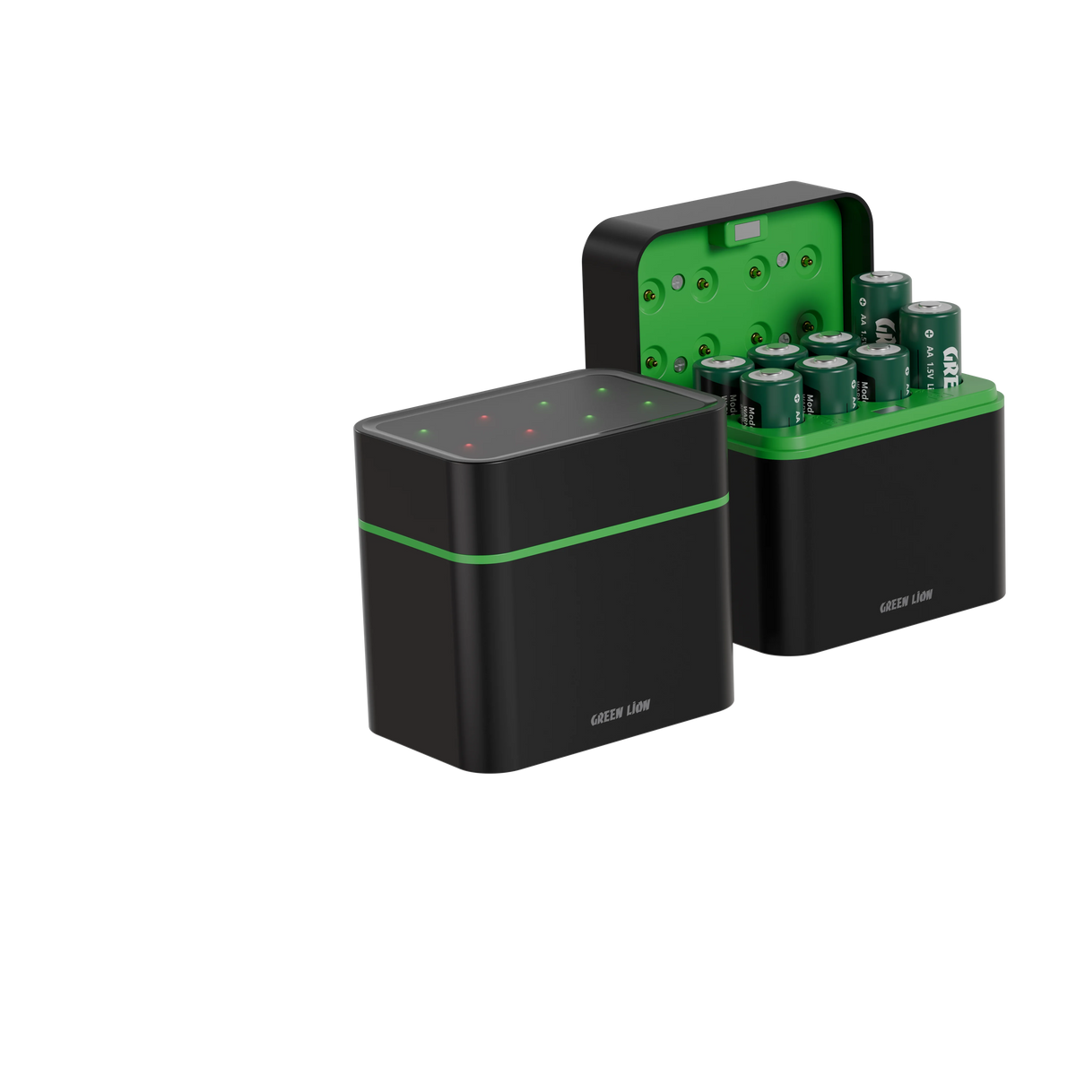 Green Lion Rechargeable 8 Aa Battery Dock USB C – image 8