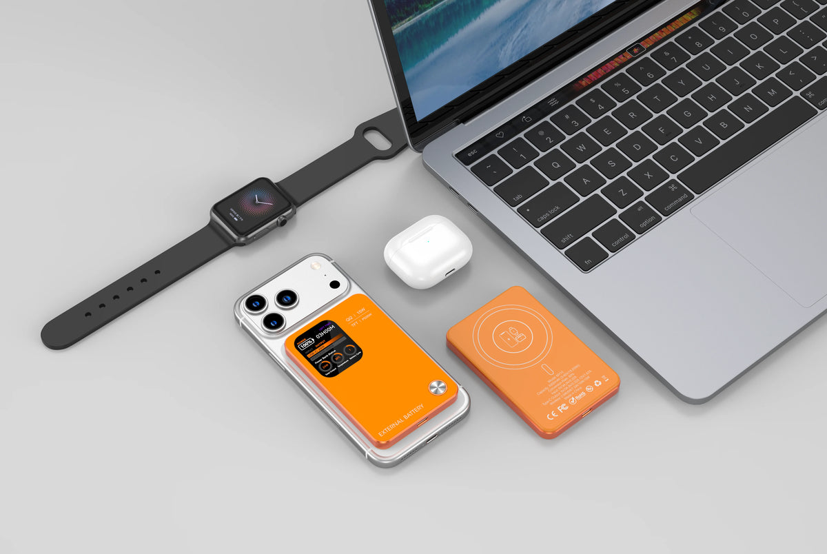 Green Lion G-Mag 3 IN 1 10000 m Ah Power Bank PD 20 W - Orange