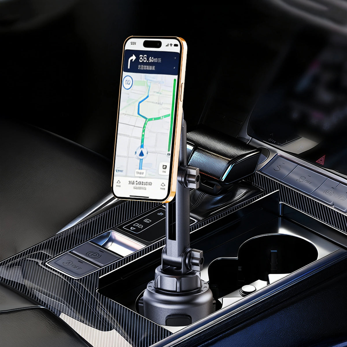 Green Lion Gx 73 MagSafe Car Cup Phone Holder Black – image 5