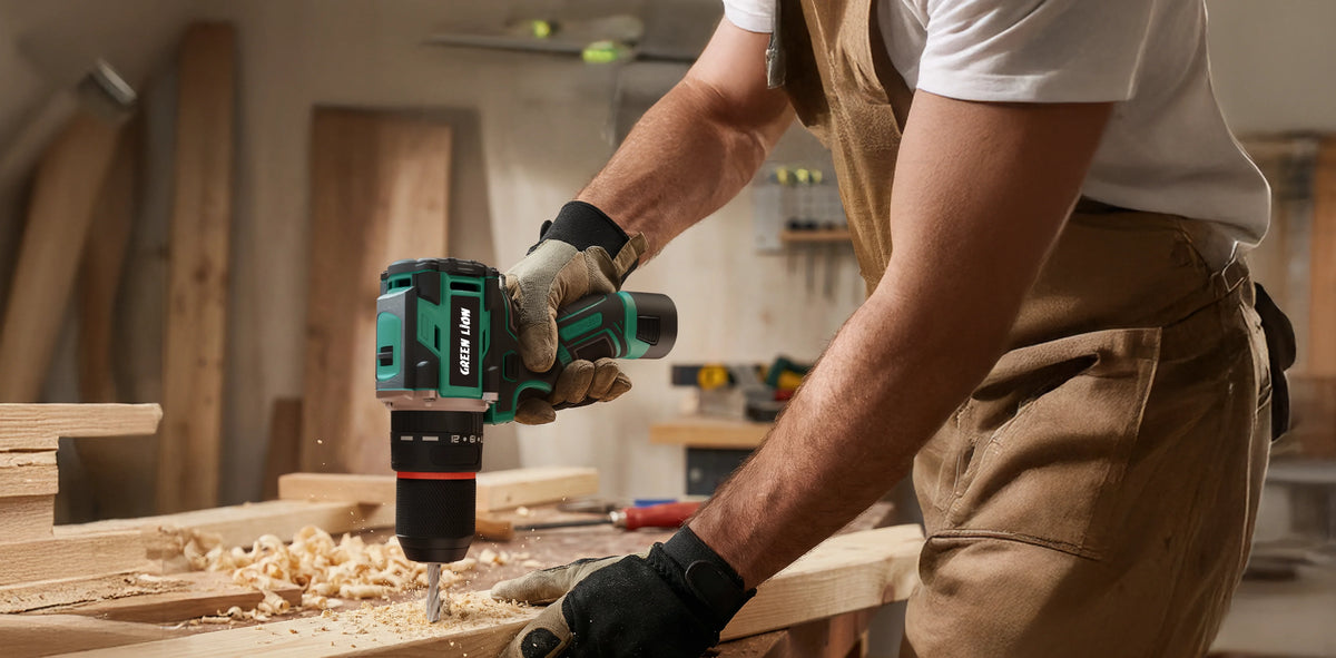 Green Lion GD-13 Power Pro Cordless Hammer Drill 16 V 2.0 Ah Battery – image 7