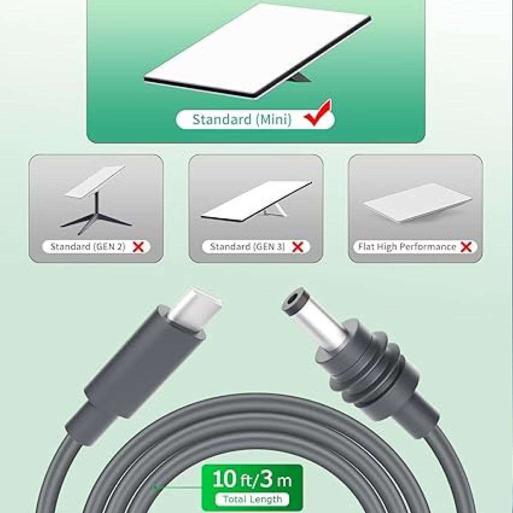 كابل ستارلينك ميني USB-C إلى تيار مستمر 100 واط (5 متر)
