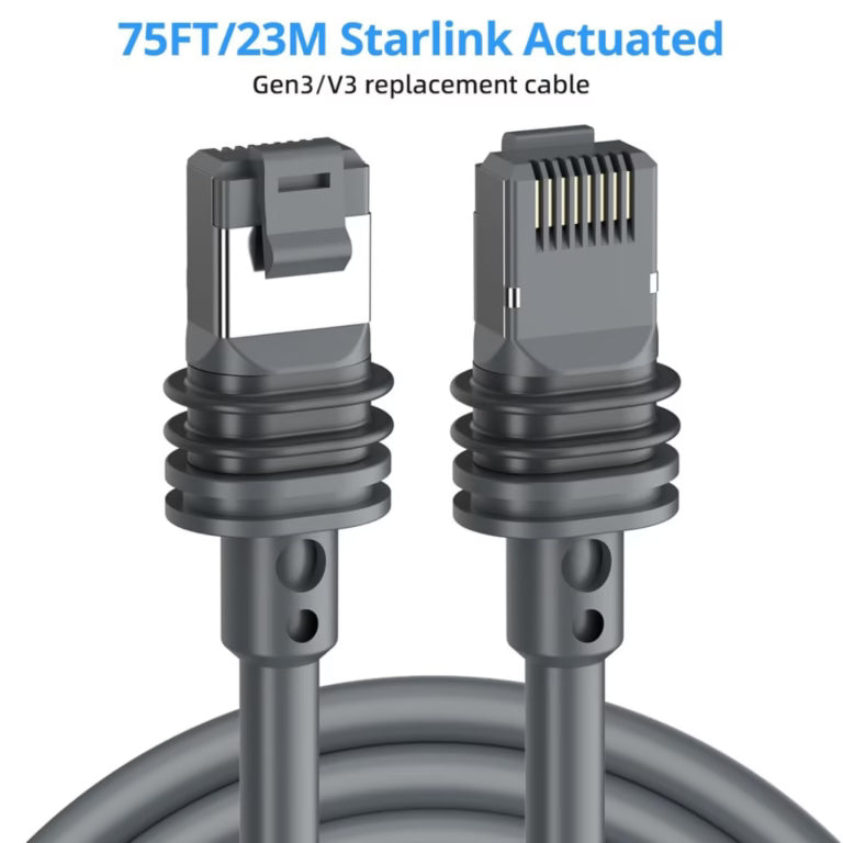 كابل بديل 75FT لـ Starlink V3 (الجيل 3)