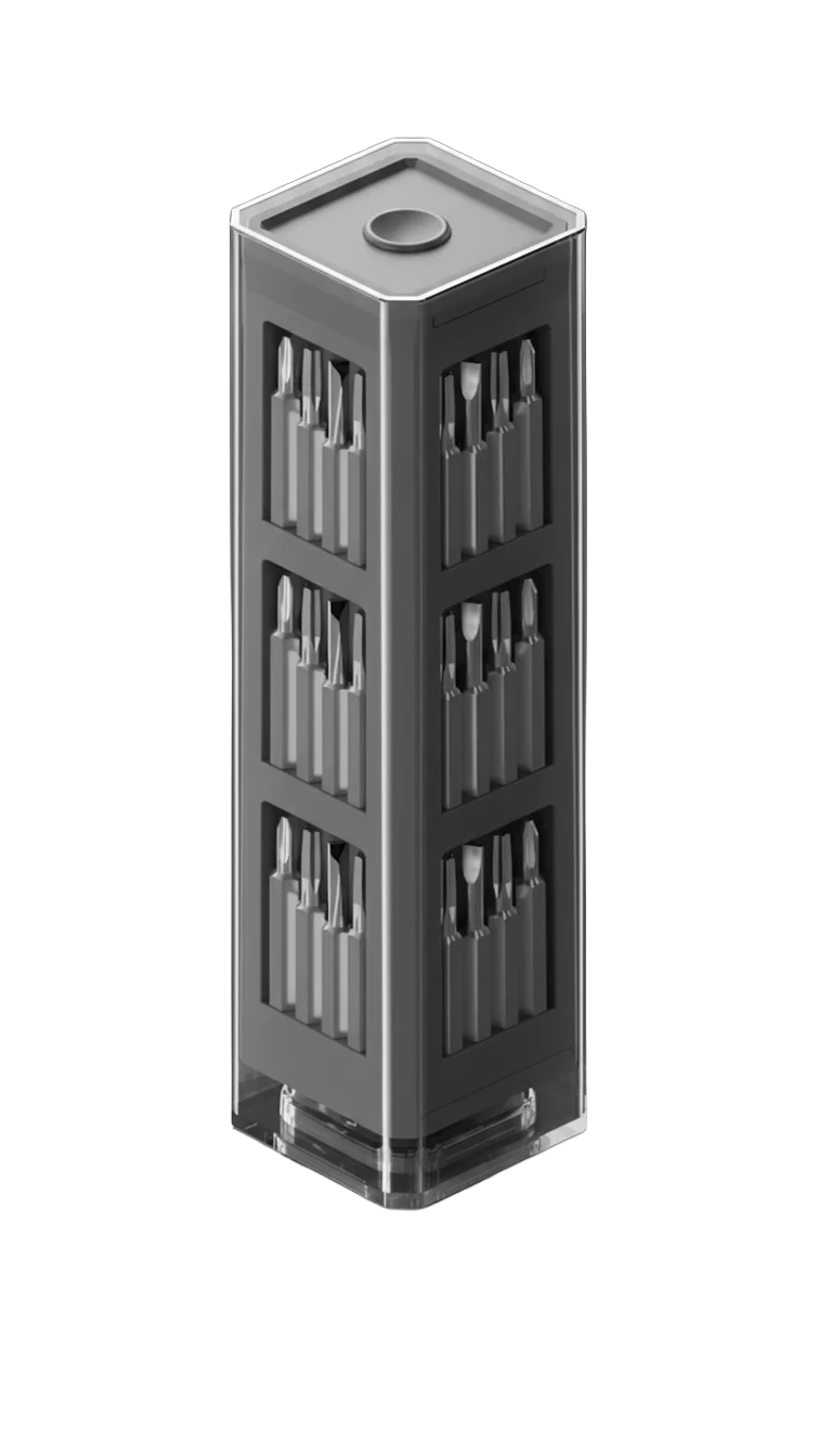 Green Lion GMS-42 Manual Screwdriver-42 Piece CR-V Bit Set - Grey – image 4