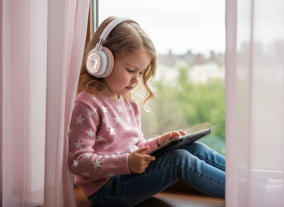 Green Lion GK-600 Kids Wireless Headphone - Pink – image 4