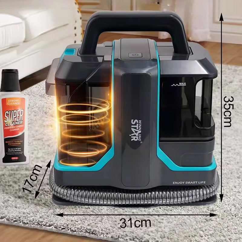 مكنسة غسيل السجاد جاف ورطب وينينج ستار 450 واط Winning Star Portable Carpet Washing Machine