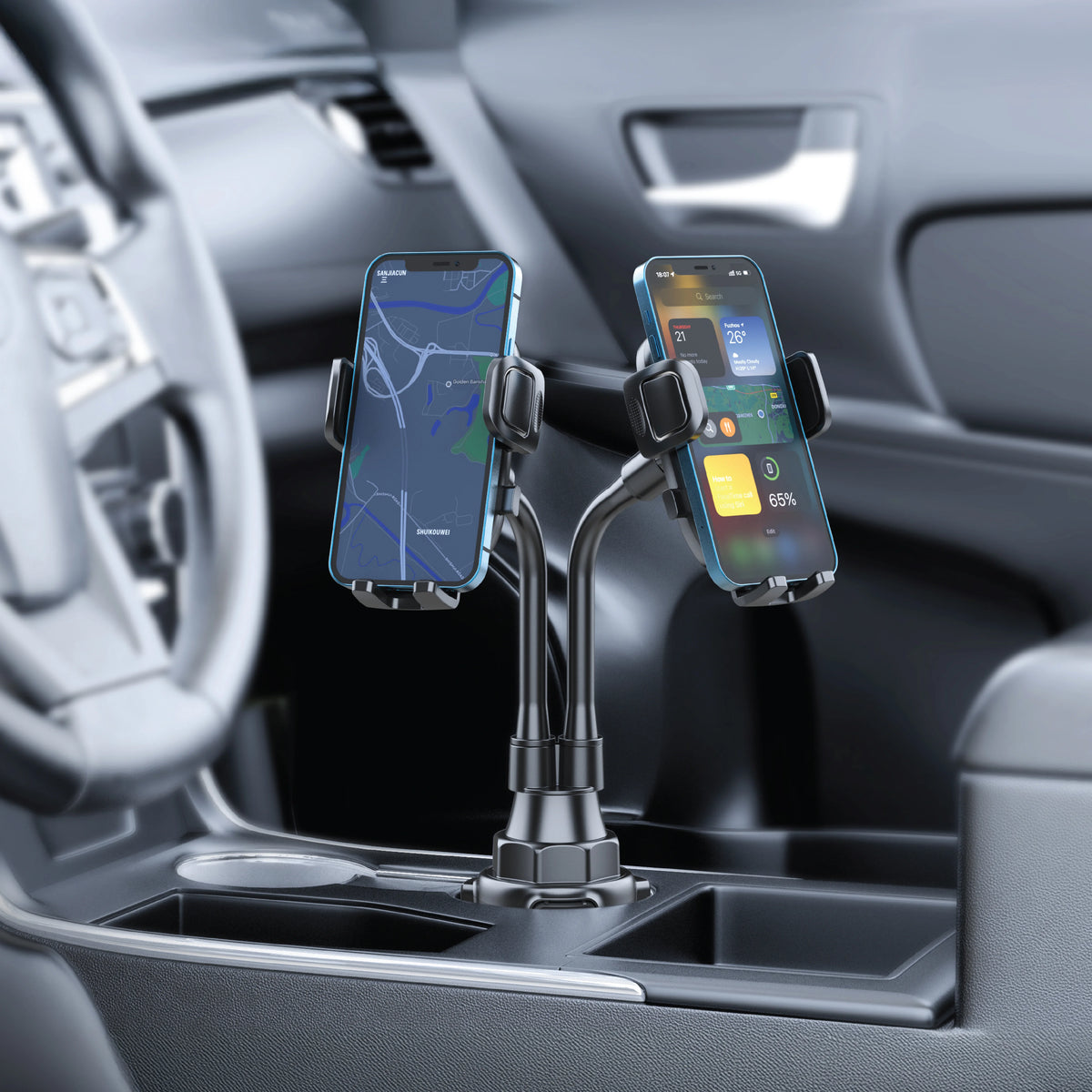 Green Lion Dual Drive Universal Car Phone Holder – image 3