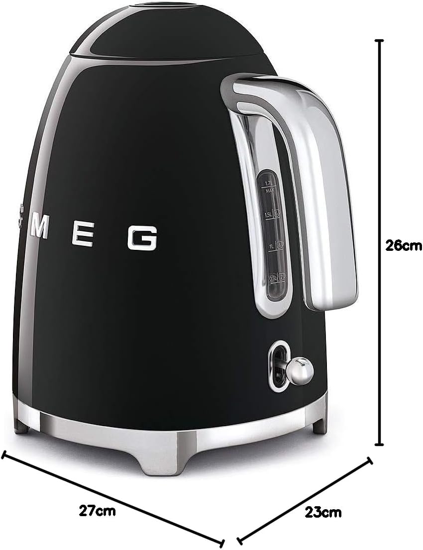 Smeg KLF03 50's Style 1.7L Kettle - Pastel Blue - Open Box (Not Used)