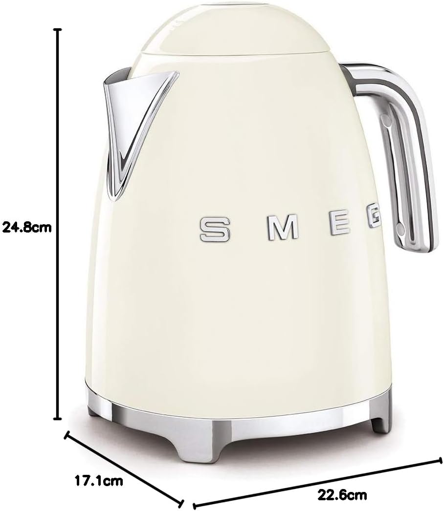 Smeg KLF03 50's Style 1.7L Kettle - Pastel Blue - Open Box (Not Used)