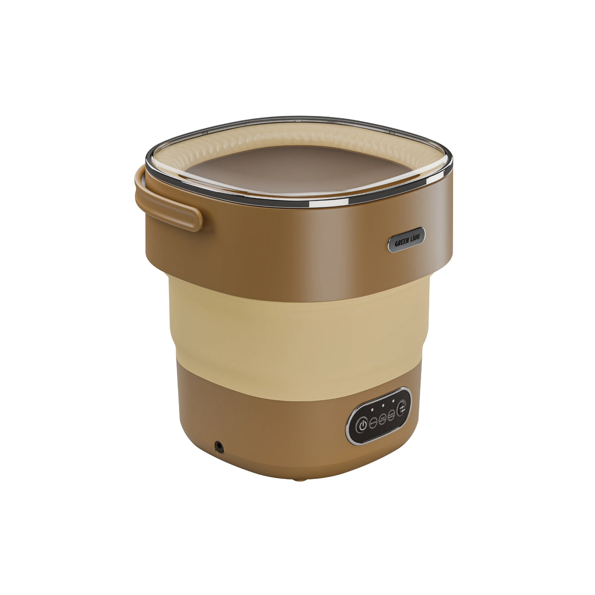 Green Lion Fold Wash Mini Washing Machine 13l Khaki – image 2