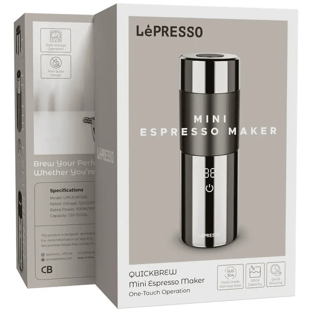 Mini Espresso Machine with Milk Frothing Function - Lepresso