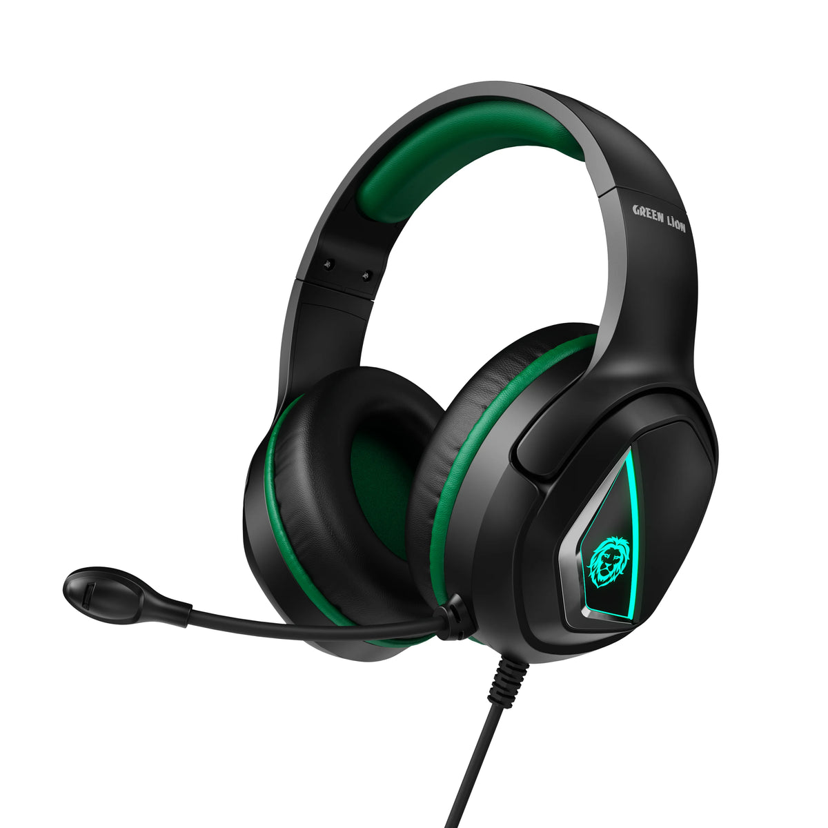 Green Lion Runner Wired Gaming Headphone Blue – image 2