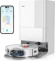 Pro Smart robot vacuum with 8000Pa suction, LDS navigation, 230 min runtime, 5200mAh battery, andAlexa/Google support. Features