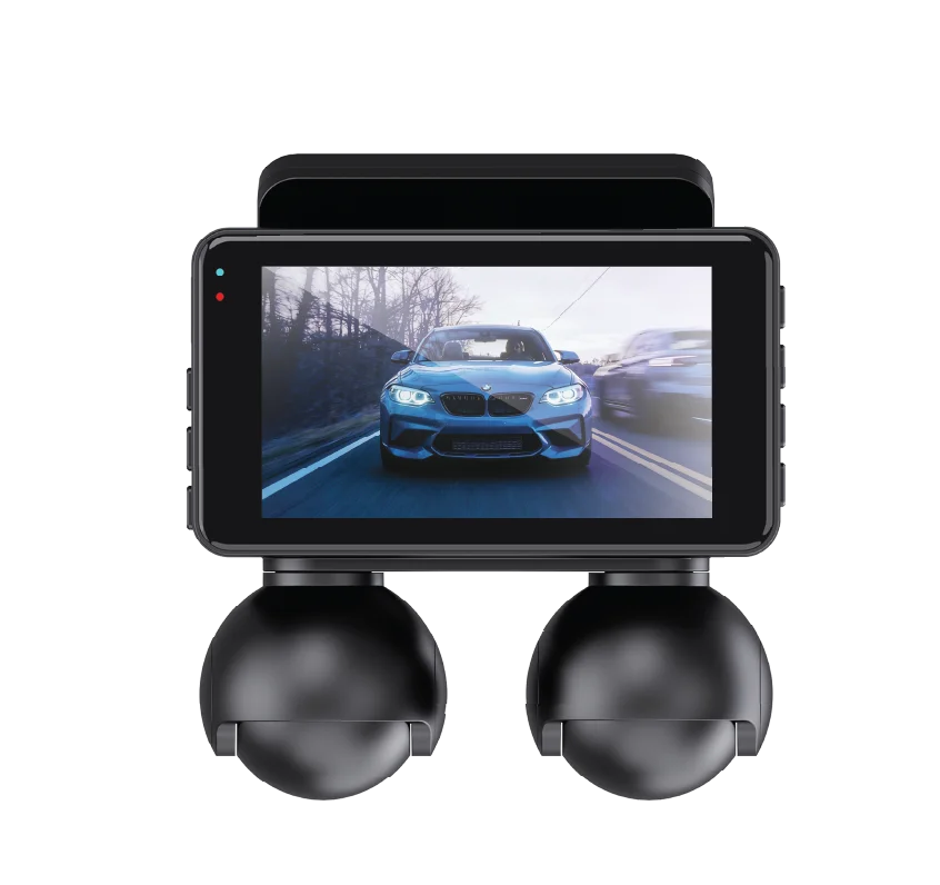 Powerology Sentra Dash Camera with 3 Lenses and Rear Camera Black – image 8
