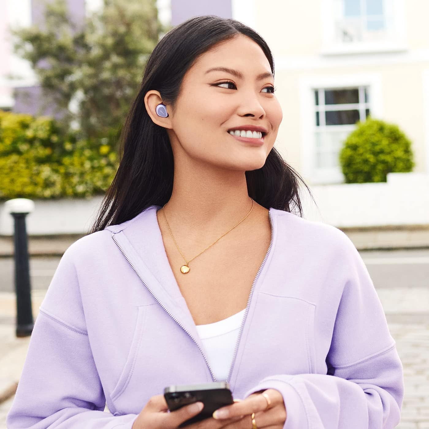 Fil Bluetooth à réduction de Bruit Active - Discrets et Confortables, Lecture Tap Spotify, Google Fast Pair, Microso.