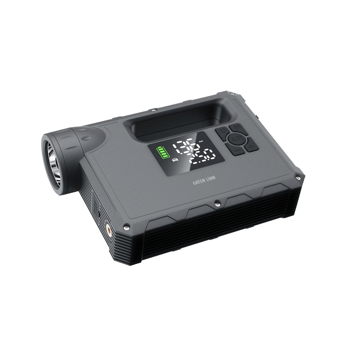 Green Lion JX-8412 VJump Starter-4 LGasoline,3 L Diesel Engines,16000 m Ah - Grey – image 4