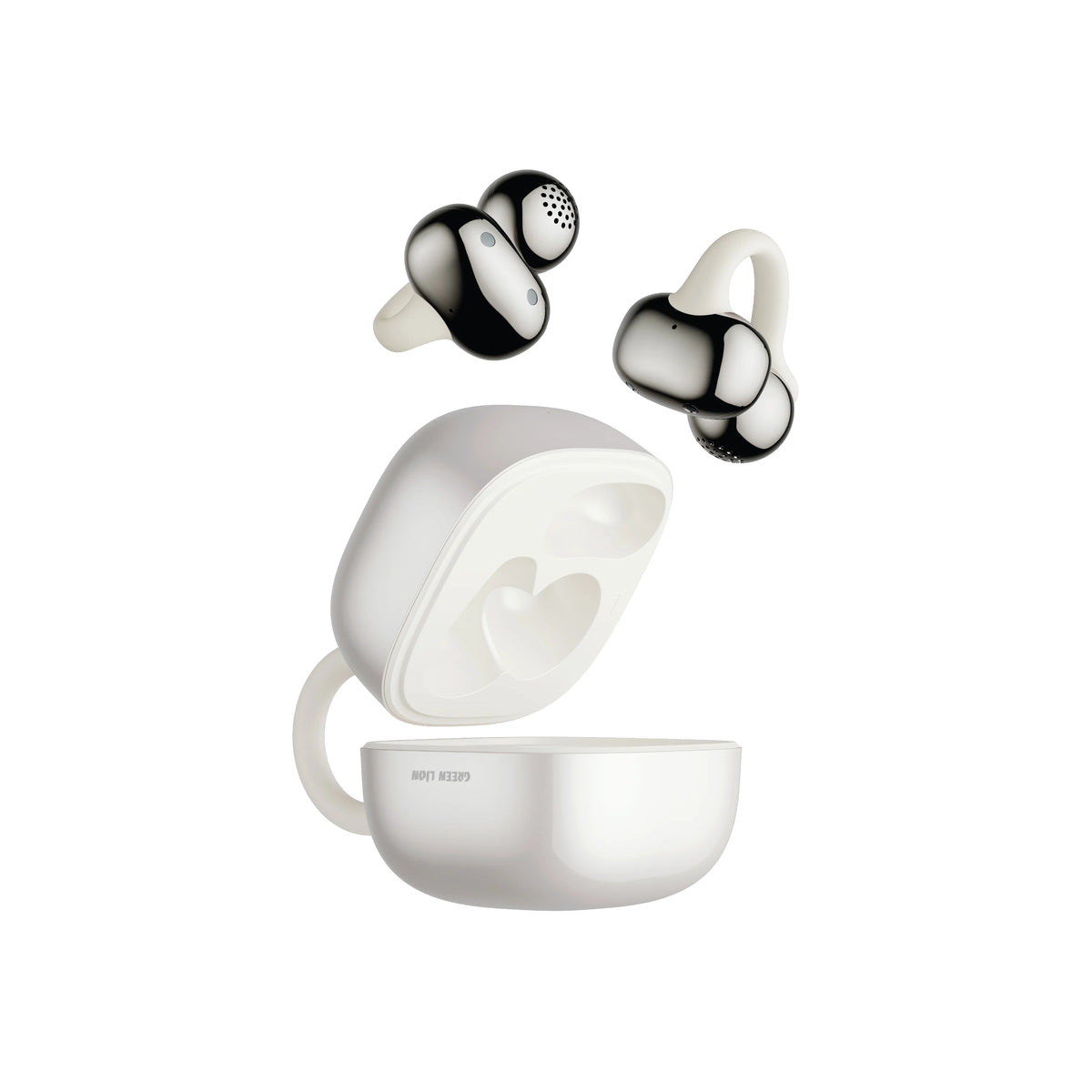 Green Lion Cambridge Wireless Earbuds - White