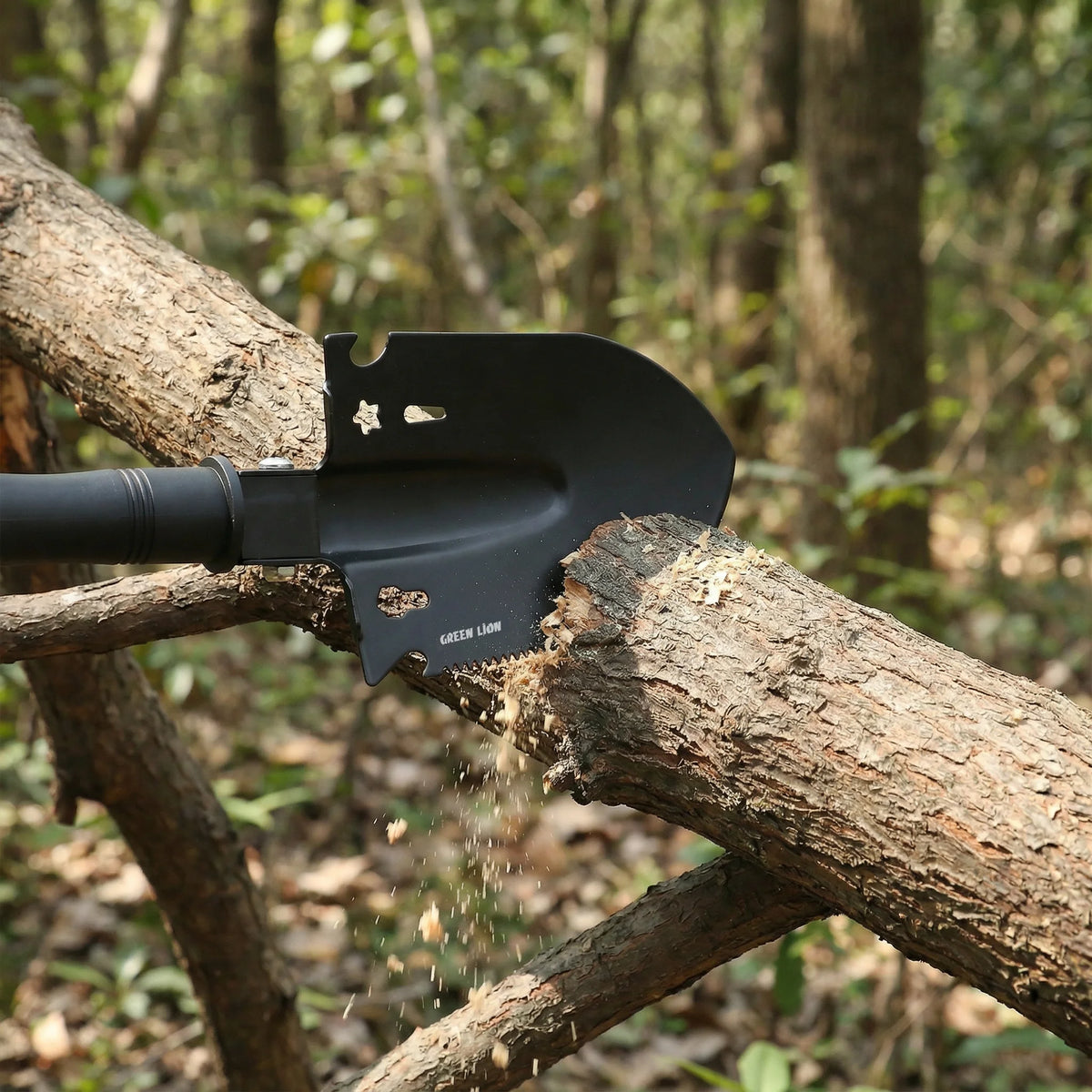 Green Lion Gsv 8 Multi Purpose Mini Shovel 8 in 1 Outdoor Companion Black – image 5