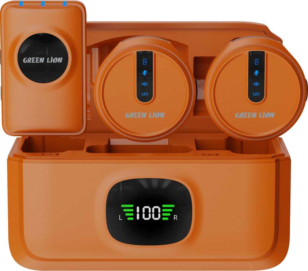 Green Lion GLM-Wireless Mic Lite Environmental Noise Cancellation - Orange – image 4