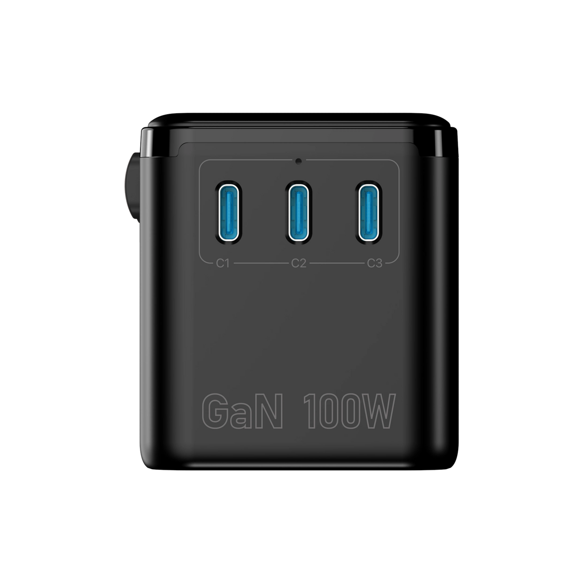 Powerology Voltvoya Gan Travel Adapter Black – image 3