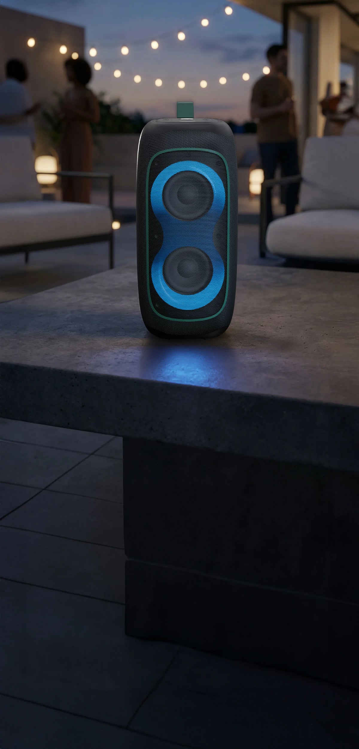 Green Lion Thunder 30 Portable Speaker Black – image 1