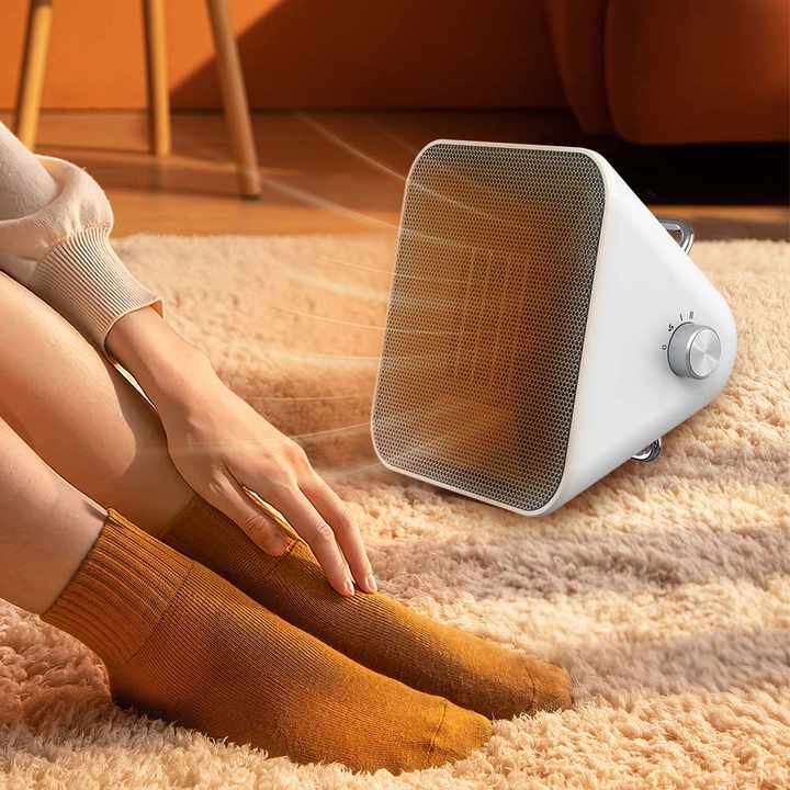 دفاية كهربائية هوائية صغيرة وينينج ستار 1500 واط Winning Star Electric Mini Desk Fan Heater