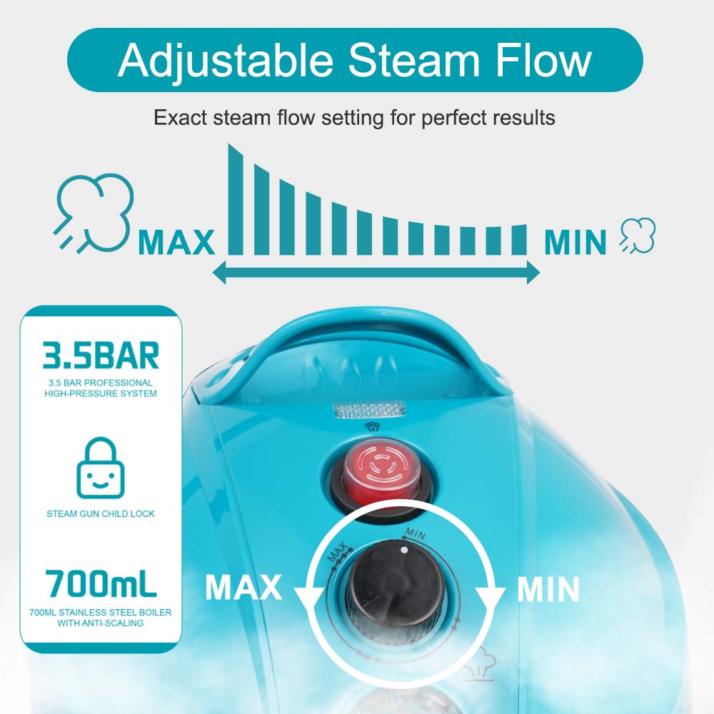 مكنسة بخار كهربائية وينينج ستار جاف ورطب للسجاد والكنب 1300 واط Winning Star Portable Steam Wet and Dry Vacuum Cleaner