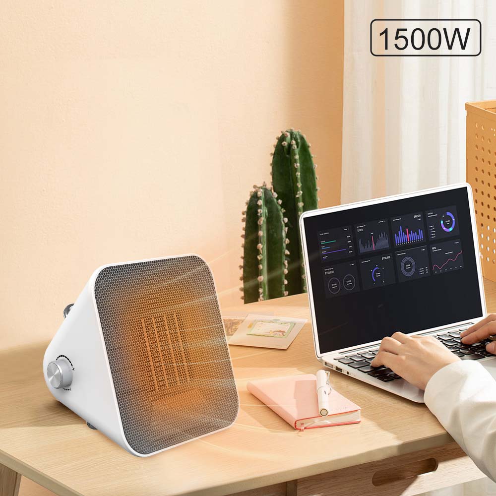 دفاية كهربائية هوائية صغيرة وينينج ستار 1500 واط Winning Star Electric Mini Desk Fan Heater