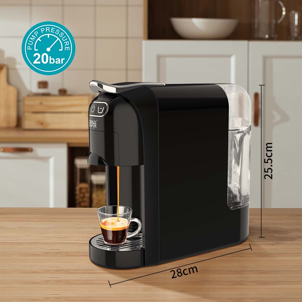 ماكينة قهوة كبسولات وينينج ستار 20 بار 1400 واط Winning Star Capsule Coffee Machine