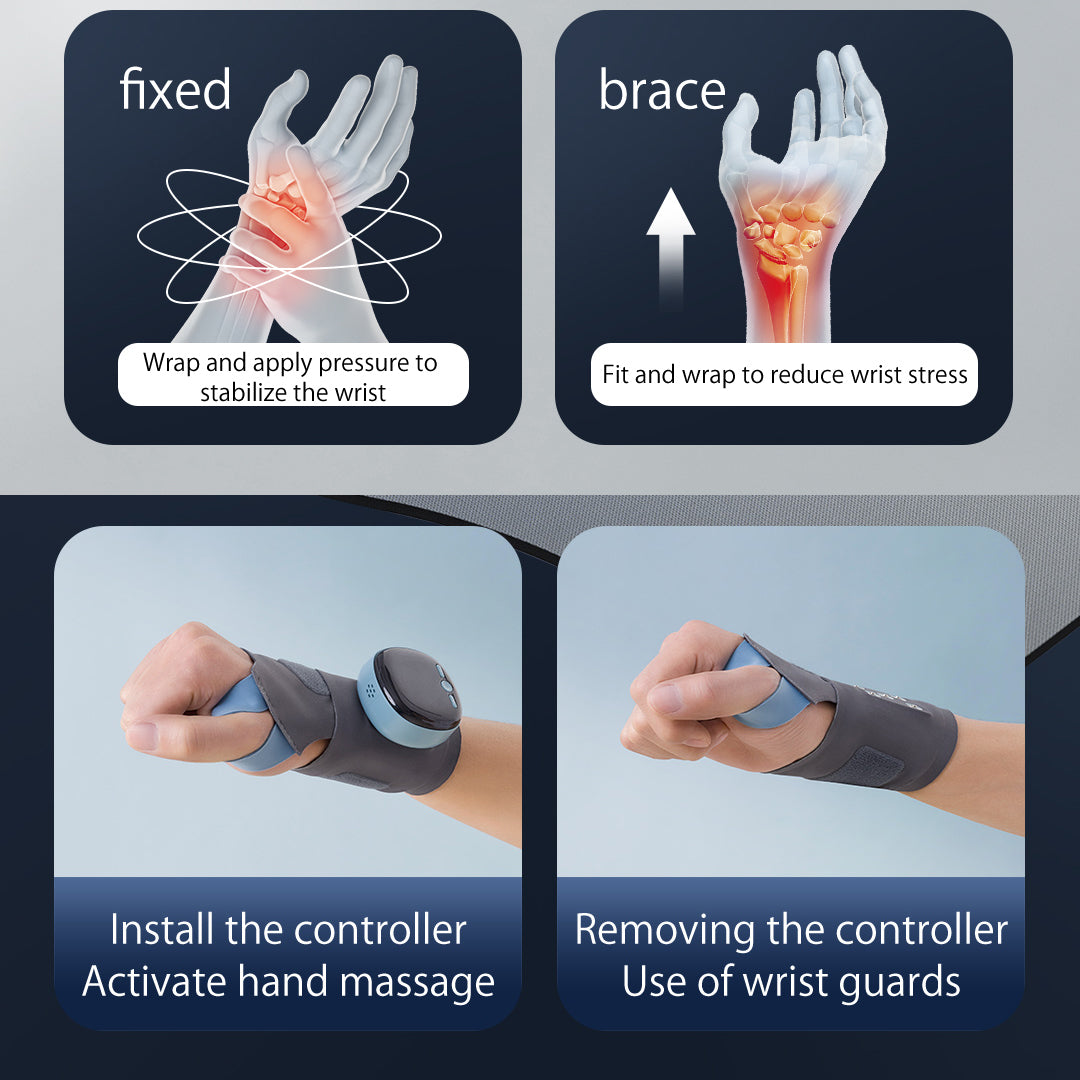 جهاز مساج المعصم الذكي بالتدفئة والاهتزاز DH047A | Smart Heated Vibration Wrist Massager DH047A | صورة المنتج 6 / Product image 6