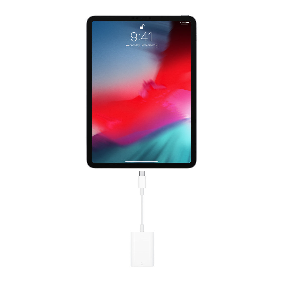 قارئ بطاقات Apple USB-C إلى SD