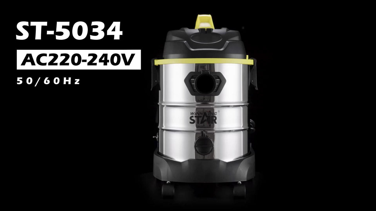 مكنسة كهربائية برميل جاف ورطب وينينج ستار 1600 واط 25 لتر Winning Star Dry And Wet Vacuum Cleaner