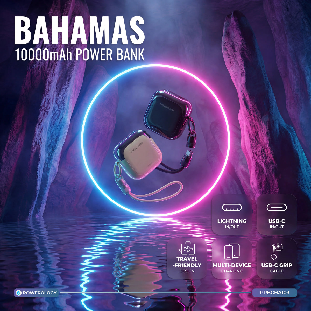 BAHAMAS 10000 m Ah POWER BANK - Black – image 1