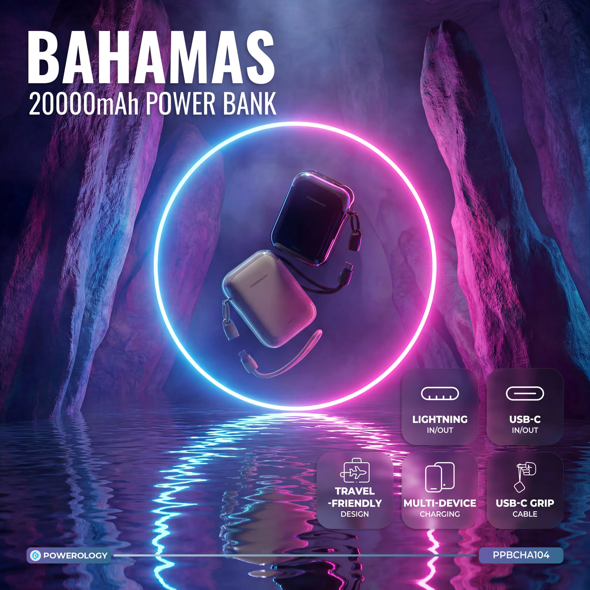 BAHAMAS 20000 m Ah POWER BANK - Beige – image 1
