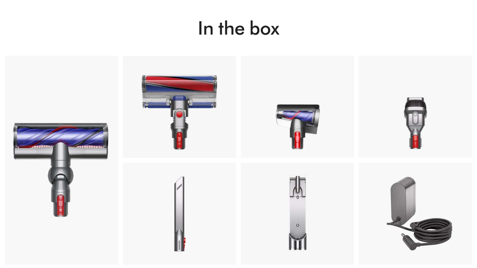 مكنسة كهربائية لاسلكية Dyson V8 Absolute بقوة شفط تصل إلى 110000 دورة في الدقيقة ومدة تشغيل 40 دقيقة وسعة سلة 0.54 لتر