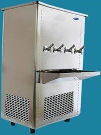 UC100 Stainless Steel Water Cooler 100 Gallons with Filter & 4 Taps