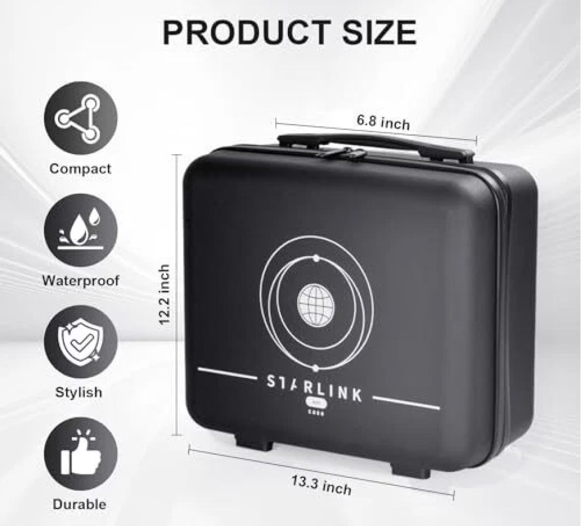 حقيبة حمل مقاومة للماء لجهاز Starlink Mini