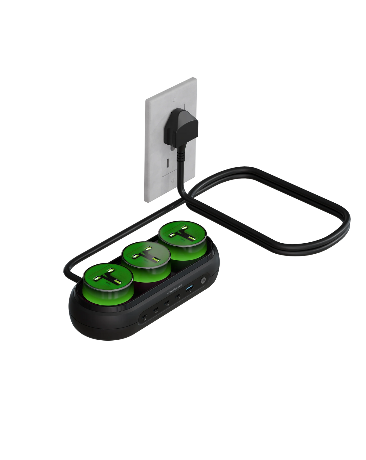 Powerology Holix Gan Multi Port Power Station Grey – image 10