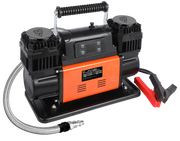 ضاغط هواء رقمي مزدوج الأسطوانة شديد التحمل - أحمر | FORCE USA DIGITAL HEAVY DUTY DOUBLE CYLINDER AIR COMPRESSOR-RED