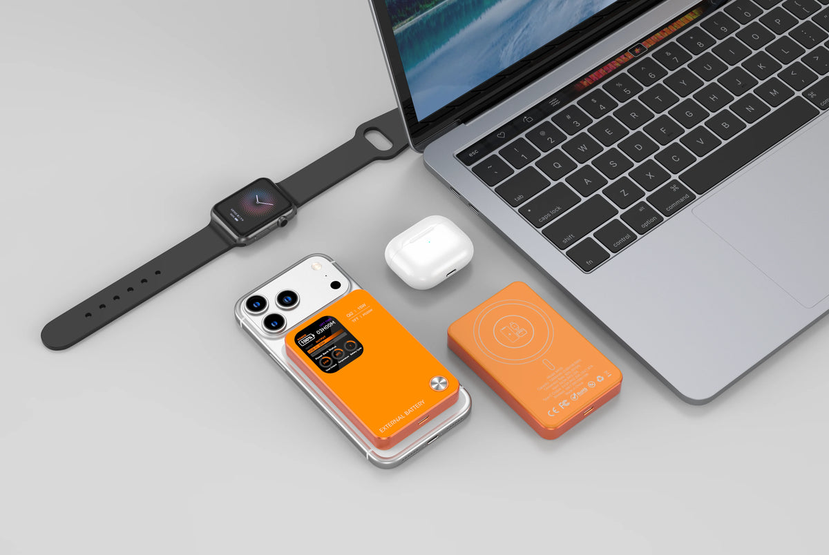 Green Lion G-Mag 3 IN 1 5000 m Ah Power Bank PD 20 W - Orange