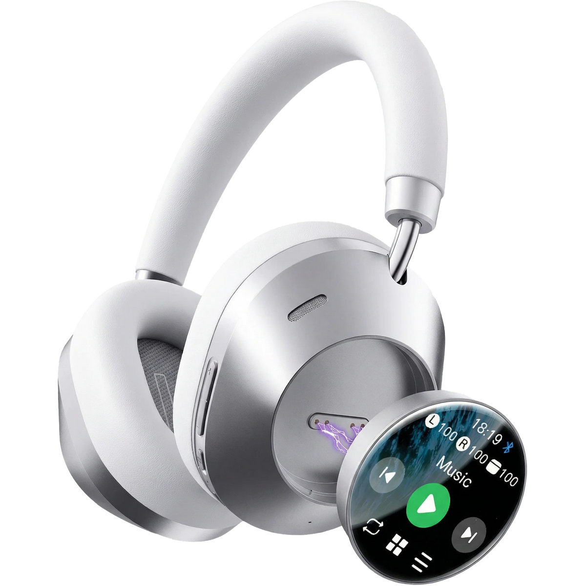 Green Lion Lorenza Hybrid ANCHeadphones - White – image 2