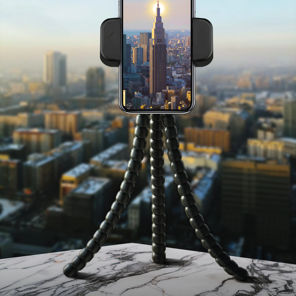 Green Lion Octoflex Tripod Phone Holder Black – image 3