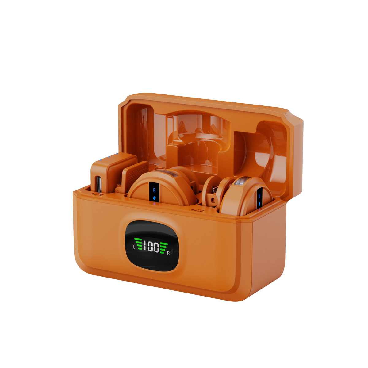 Green Lion GLM-Wireless Mic Lite Environmental Noise Cancellation - Orange – image 6