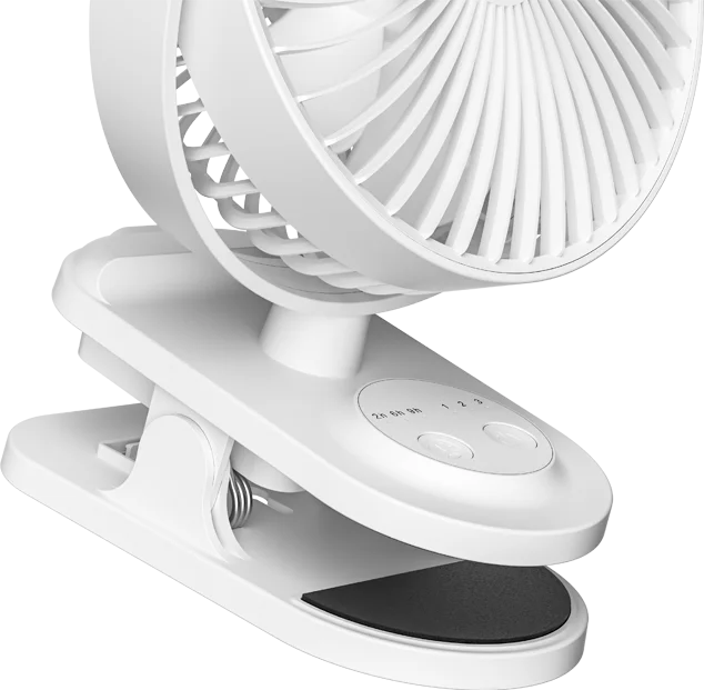 Green Lion Clip-On Portable Fan - White – image 16
